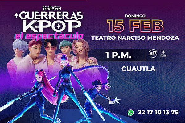 img_Tributo Guerreras K- Pop  el espectáculo, Cuautla